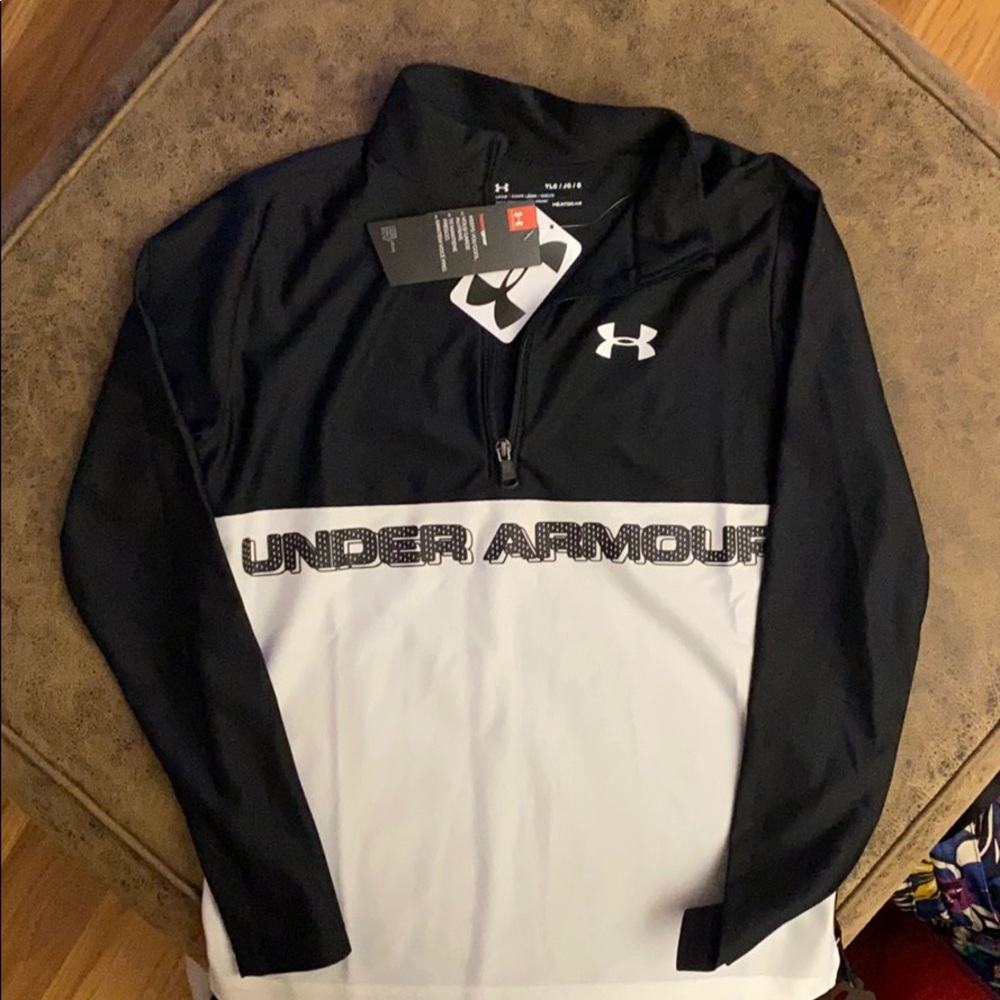 New 3/4 zip boys Under Armour shirt